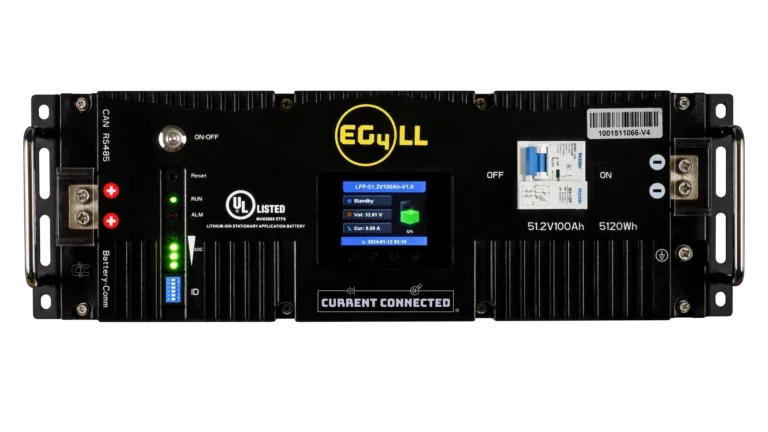EG4 LL-S V2 48V 100Ah 5.12kWh LiFePO4 Server Rack Battery, UL 1973 and UL 9540A Listed