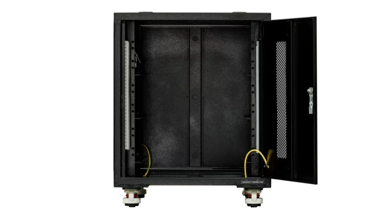 EG4 3-Slot Enclosed Battery Rack for Server Rack Batteries, Welded & Pre-Assembled Battery Storage