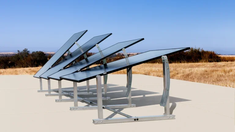 IntegraRack IR-45ASA BallastRack Solar Panel Ground Mount Frame, 15-45 Degree Freely Adjustable PV Ground Mount, Single Frame